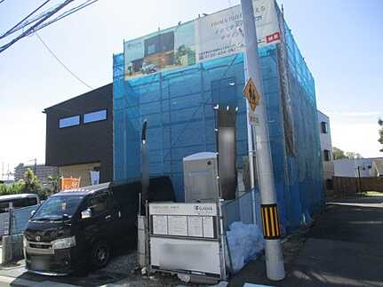 廿日市市宮内３丁目の前面道路含む現地写真