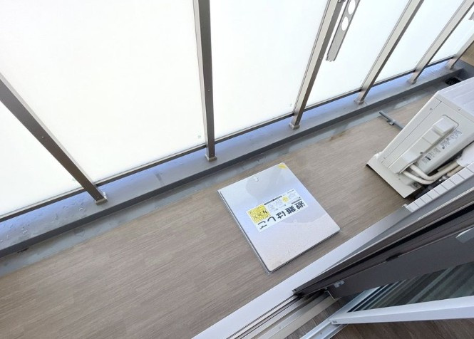 ティモーネ押上ノルドのバルコニー