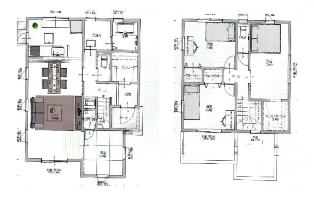 岩出市中迫・新築戸建・54741の間取り