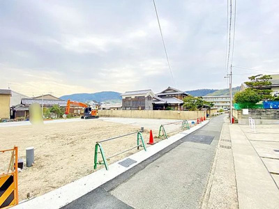 【前面道路含む現地写真】 | 山科区川田御輿塚町　新築戸建