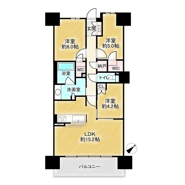 シエリアシティ明石大久保B棟の間取り|間取り図はコチラ♪