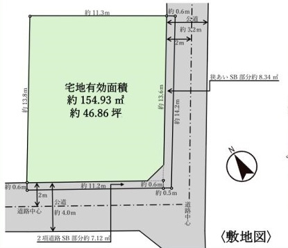 泉区和泉中央北4丁目 新築戸建 6280万円の区画図