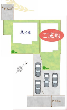 【区画図】 | ご家族様のプライベート空間が確保できる素敵な間取りです。また敷地ゆったりですので、おうち時間を楽しむのにもぴったりですね♪
