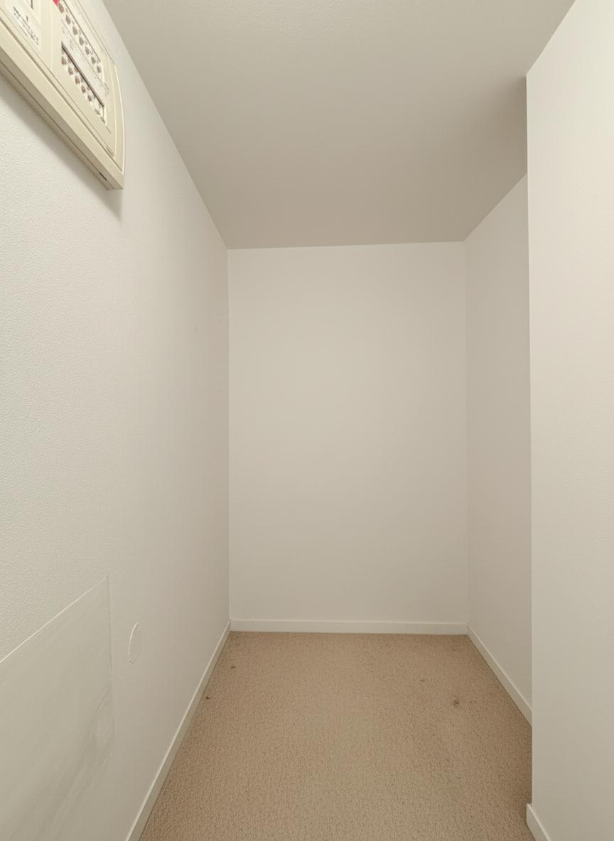 約1.8畳の納戸はその季節しか使わない家電や年中行事の道具、衣装などの収納にぴったりの空間です。※画像は実際の写真にAI加工（家具や調度品の削除や配置）を加えたもので実際とは異なる場合があります