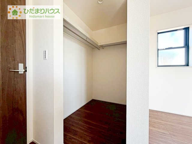 【収納】 | 第1下妻市下妻丙　新築戸建 | 大容量のWICのある主寝室！夫婦の洋服もたくさん収納できます！