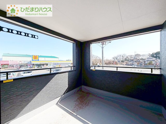 【バルコニー】 | 第1下妻市下妻丙　新築戸建 | 人気が高いインナーバルコニーを採用♪天候を気にせず洗濯物を干せ、紫外線も気にせずに済みます(*^^)v