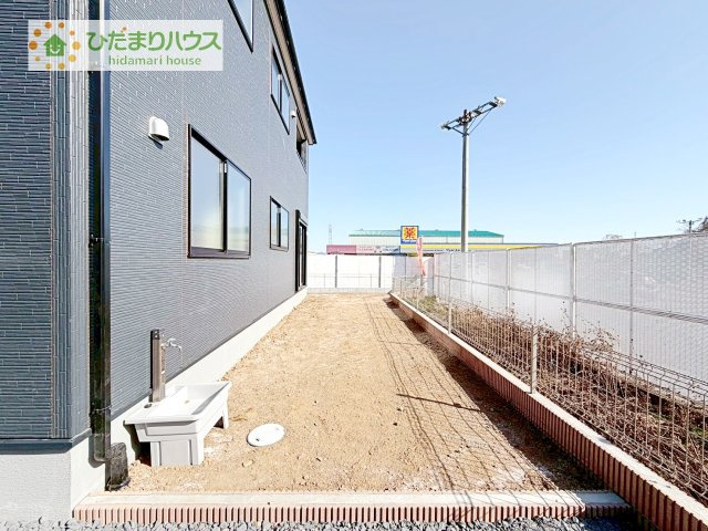 【庭】 | 第1下妻市下妻丙　新築戸建 | お庭付物件になります！お庭遊びや、プールなどお子様も大喜び(^^)