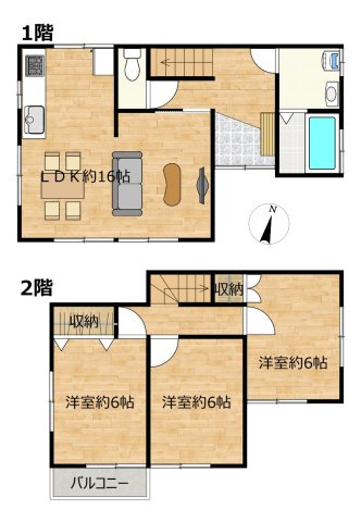 岡崎市伊賀町字3丁目の間取り