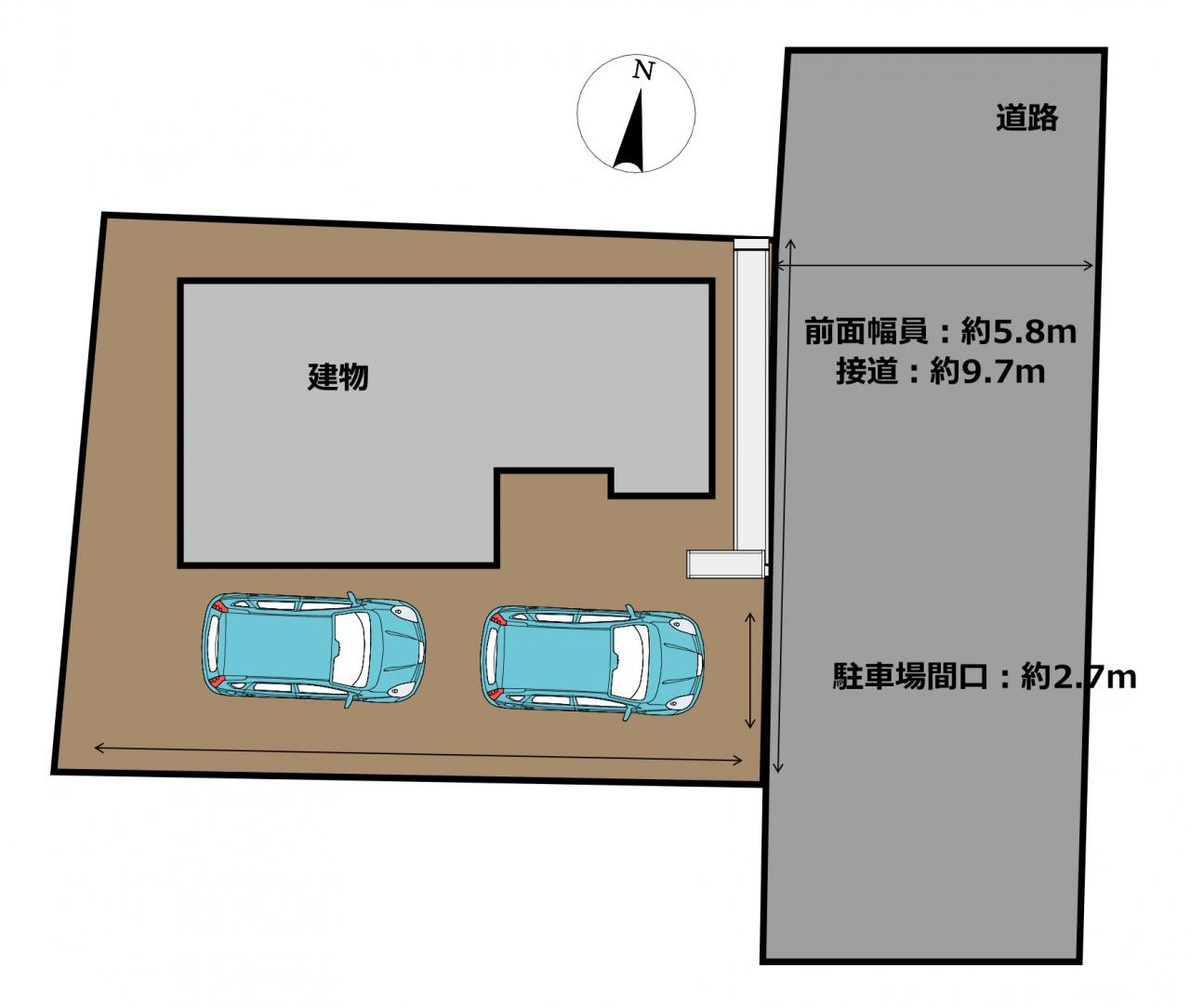 岡崎市伊賀町字3丁目の区画図