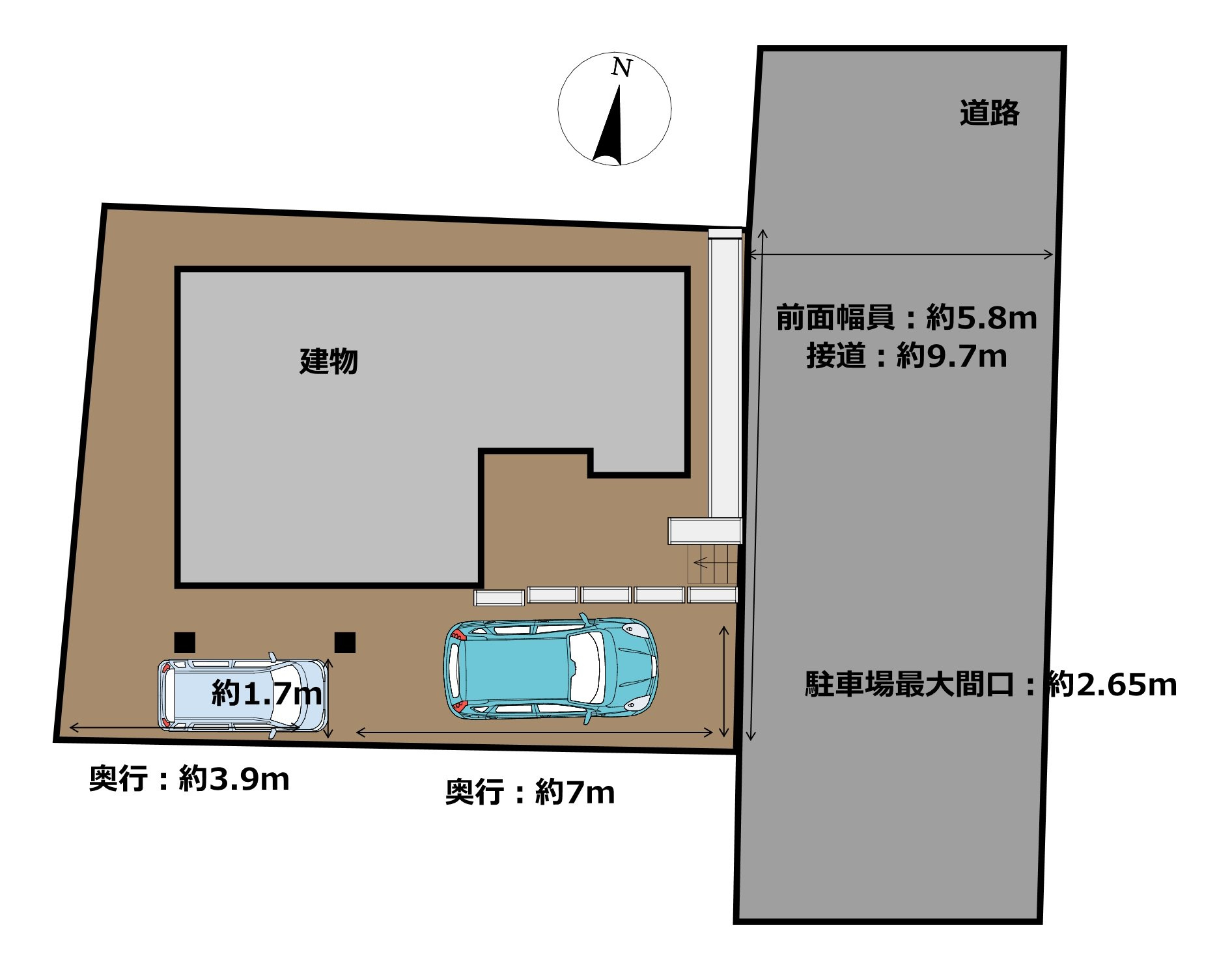 岡崎市伊賀町字3丁目の区画図