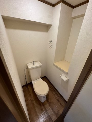 富士マンションのトイレ|201号室の写真となります。