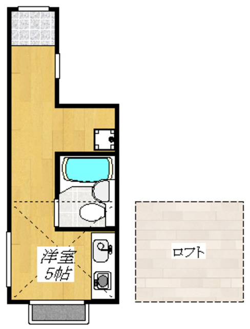 F-style十条の間取り|ロフト付きのお部屋です☆