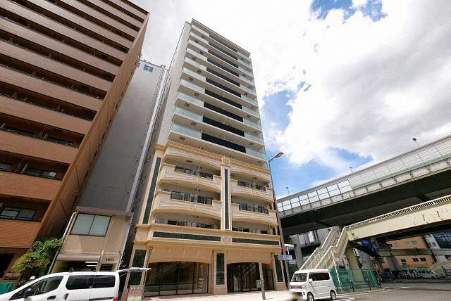 大阪市中央区農人橋３丁目の賃貸マンションの外観