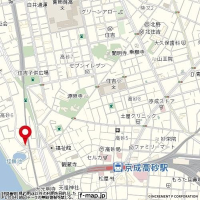 【地図】 | パレ・ドール高砂Ⅰ