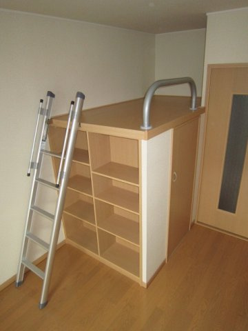 レオパレス東本町の内装|ベット付/ベット下部ウォーキングクローゼット