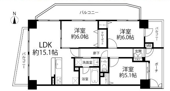 ダイアパレス東陽町の間取り