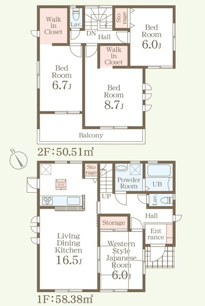 【LiveleGarden】宇都宮市駒生町 第25　全2邸の前面道路含む現地写真|○分譲地○
住宅性能評価ダブル取得予定。国が定めた第三者機関が評価。評価された図面通りに施工されているか、建設までに計4回チェックが行われます。

