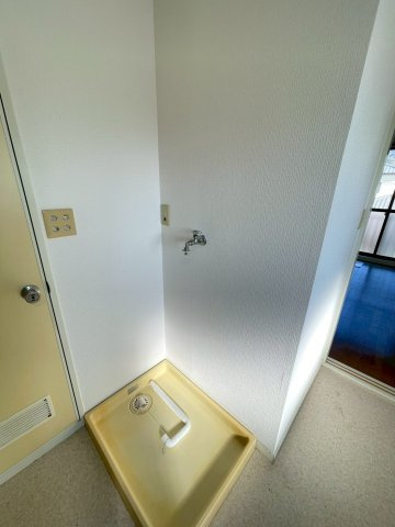 朝倉市堤のアパートの玄関