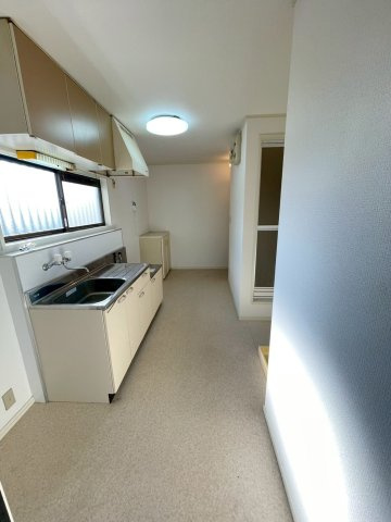 朝倉市堤のアパートのキッチン
