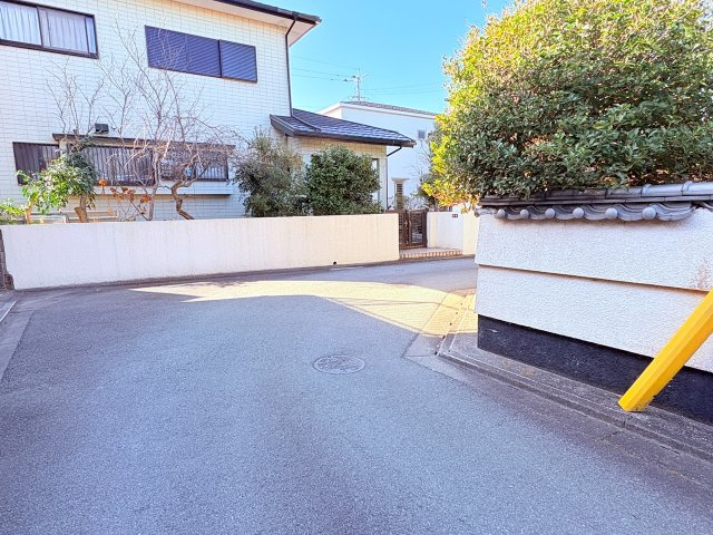 売地)久留米市荒木町荒木の前面道路含む現地写真