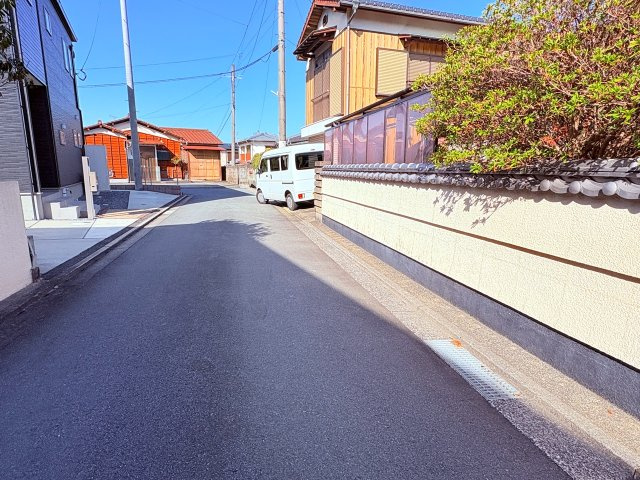 売地)久留米市荒木町荒木の前面道路含む現地写真