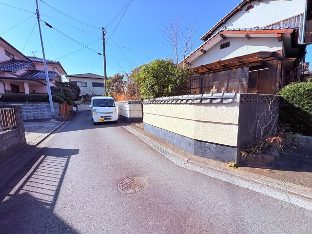売地)久留米市荒木町荒木の前面道路含む現地写真