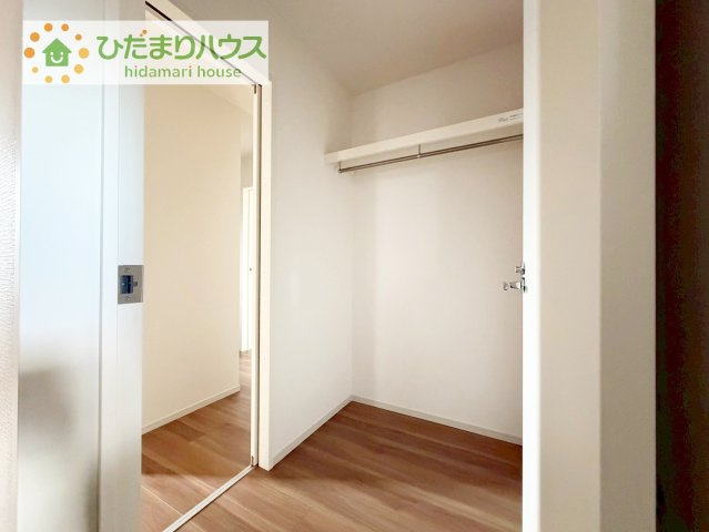 【収納】 | つくば市今鹿島9期　新築戸建　全3棟 | 洗面所のリネン庫はタオルや肌着類などの収納に便利です！！