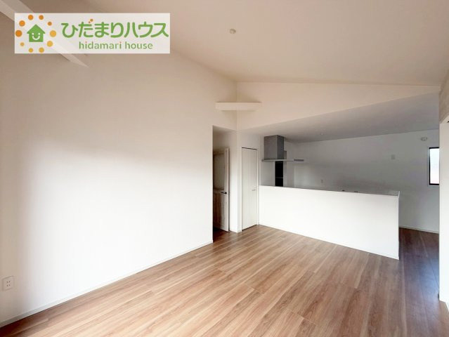 【居間・リビング】 | つくば市今鹿島9期　新築戸建　全3棟 | 大型テレビに大型ソファー(^^)どんなインテリアにしますか？