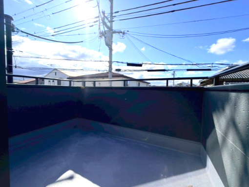 リーブルガーデン岸和田岸城町　2号棟のバルコニー|バルコニーがあります