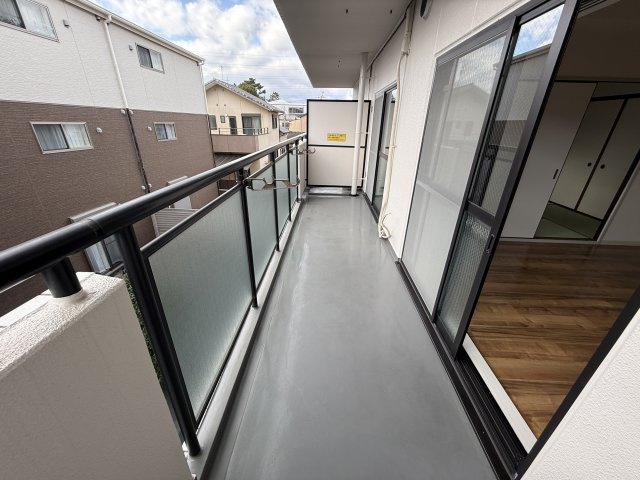 エクセルハイツのバルコニー