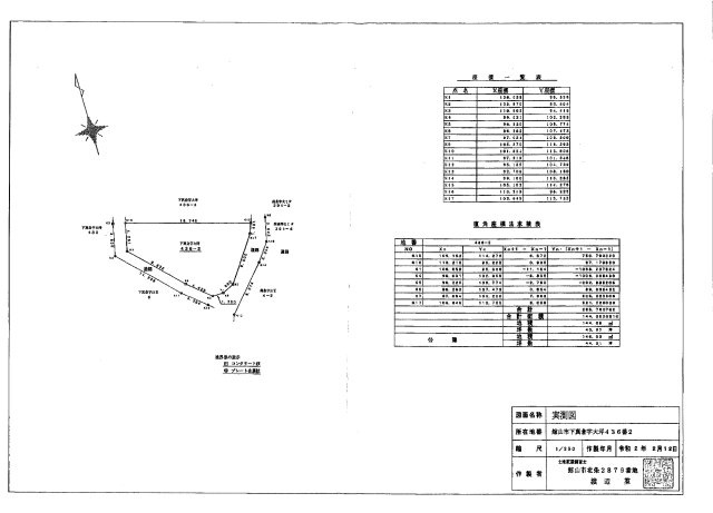 下真倉の土地図