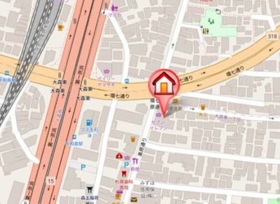 【地図】 | レジディア大森東