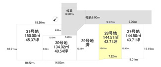 【土地図】 | 大津市本堅田2丁目25　分譲地