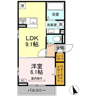 【間取り】 | Career Pocket A