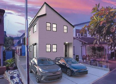 【外観パース】 | 藤沢市遠藤 新築戸建 全1棟