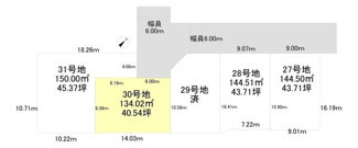 【土地図】 | 大津市本堅田2丁目25　分譲地