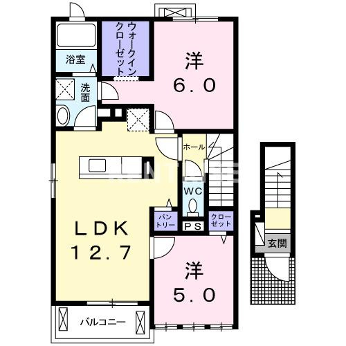 メゾン・ドゥ・アヴェニールⅠの間取り|間取図