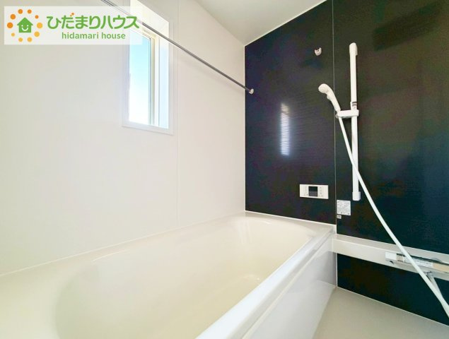 いわき市内郷内町第7　新築戸建　の浴室|ゆったり浸かれる広々バスルーム♪お子様とも一緒に入れます(^^)/