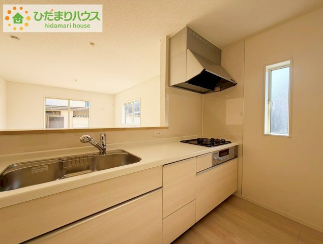 いわき市内郷内町第7　新築戸建　のキッチン|ご家族と会話しながら、お料理だって出来ちゃいます☆彡