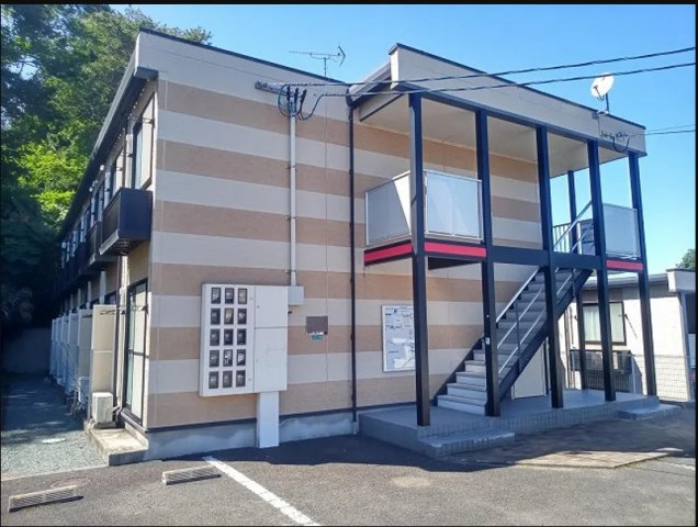 仙台市泉区　一棟アパートの外観