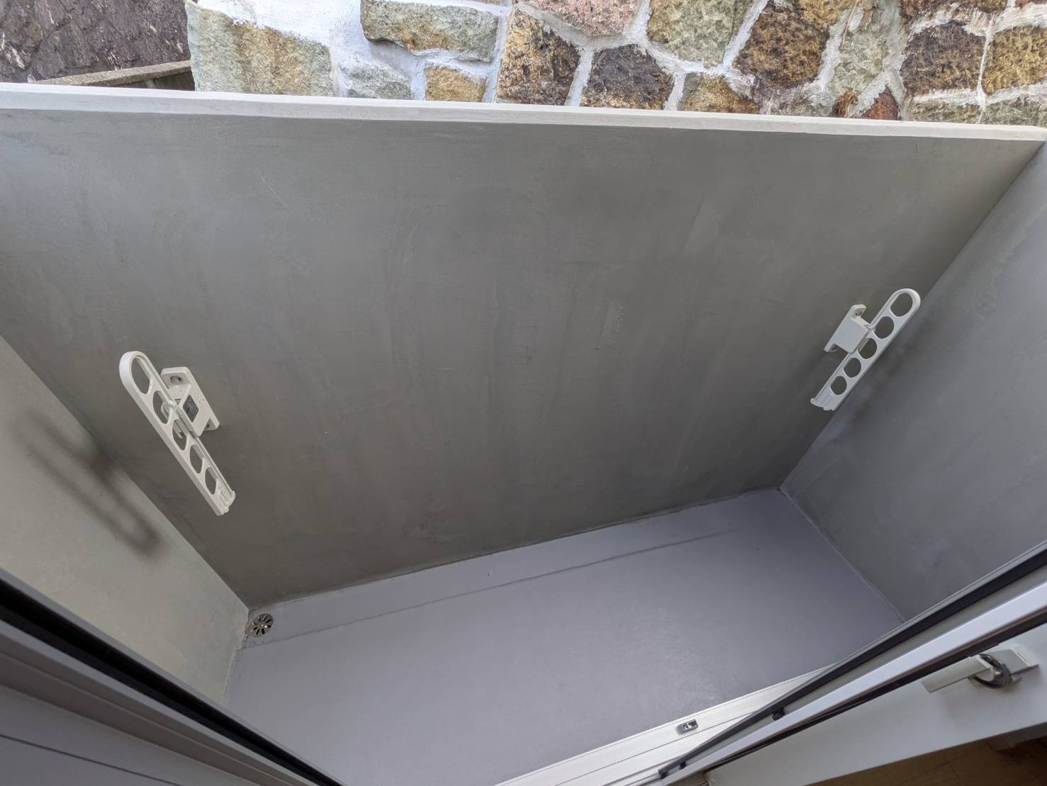 シャルム魚住のバルコニー