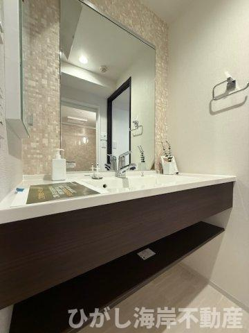 レクセルマンション平塚見附町の独立洗面台|新規リフォーム完了！　洗面化粧台