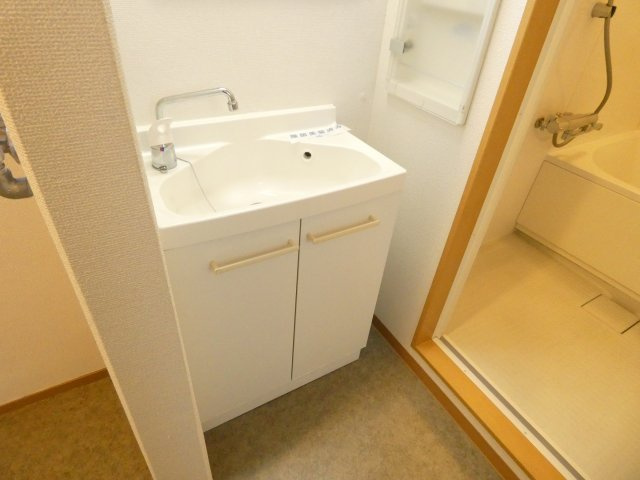 マンション鹿内の洗面所