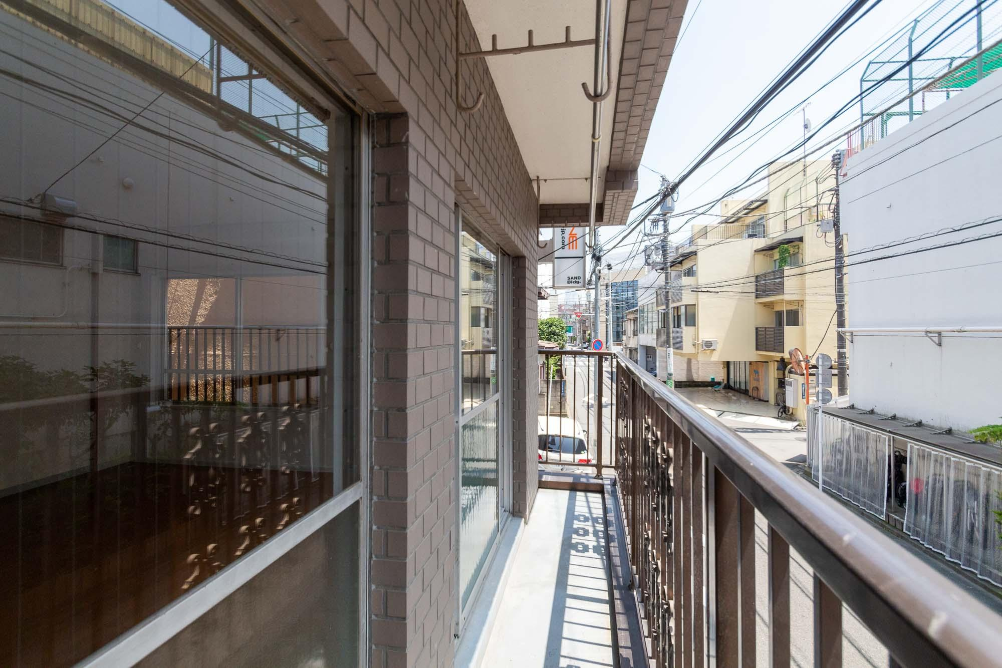 COハイツのバルコニー