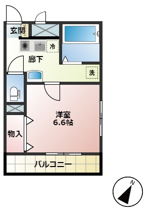 クレールけやき台の間取り