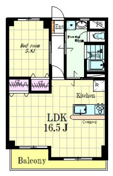 サニーデイズ蕨の間取り