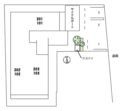 【区画図】 | シャーメゾン萱町