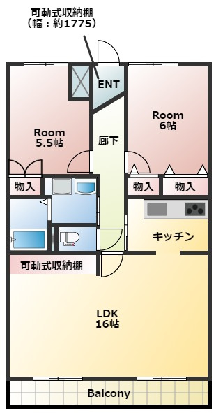 mondo styleの間取り