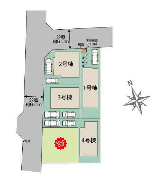 【４号棟　区画図】　