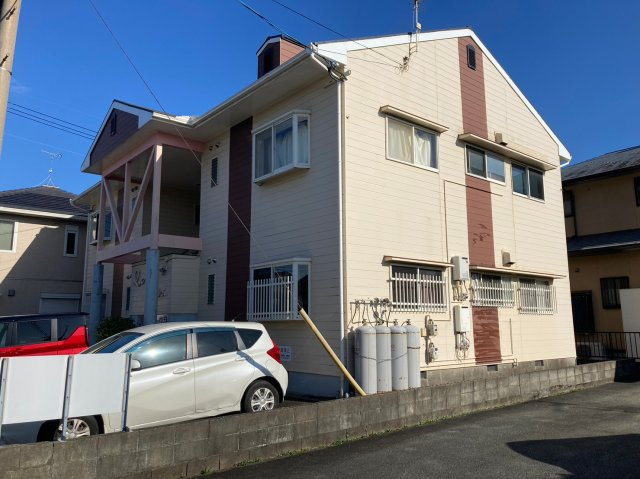 久留米市南４丁目のアパートの外観